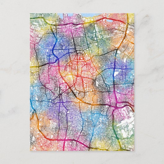 Postale Carte de Jakarta Indonésie (Devant)