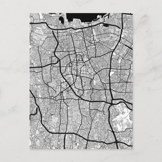 Postale Carte de Jakarta Indonésie (Devant)