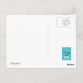 Postale carte de Java indonésie (Dos)