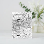 Postale Carte de Jinan Chine (Debout devant)