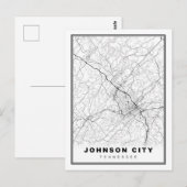 Postale Carte de Johnson City (Devant / Derrière)