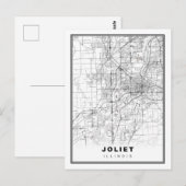 Postale Carte de Joliet (Devant / Derrière)