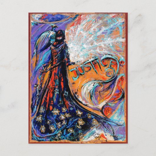 Postale Carte de jonction n° 23 : Justice (Devant)