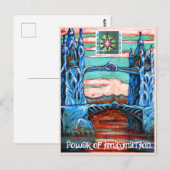 Postale Carte de jonction n° 35 : Puissance de l'imaginati (Devant / Derrière)