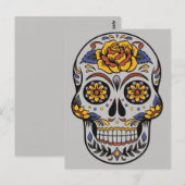 Postale Carte de jour des morts (Devant / Derrière)