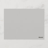 Postale Carte de jour des morts (Dos)