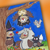 Postale Carte de JOYEUX HALLOWEEN par Nicole Janes