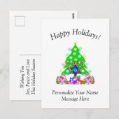 Postale Carte de Joyeux Joyeux Joyeux Interconfessionnels (Devant / Derrière)