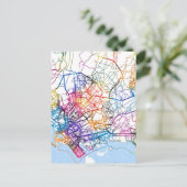 Postale Carte de Karachi Pakistan (Debout devant)