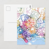 Postale Carte de Karachi Pakistan (Devant / Derrière)