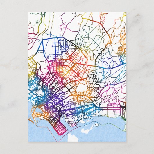 Postale Carte de Karachi Pakistan (Devant)