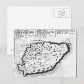 Postale Carte de la Barbade (Devant / Derrière)