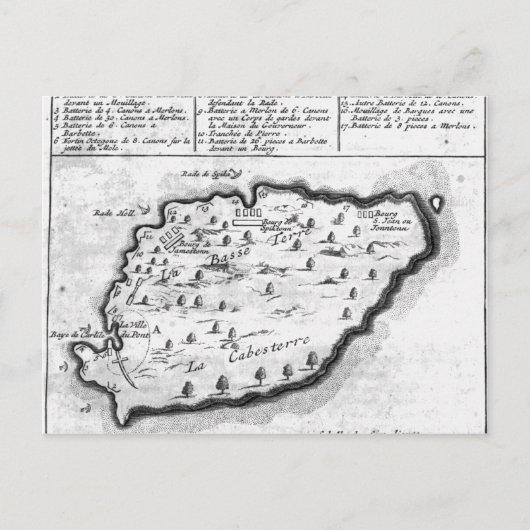 Postale Carte de la Barbade (Devant)