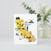 Postale carte de la Californie (Debout devant)