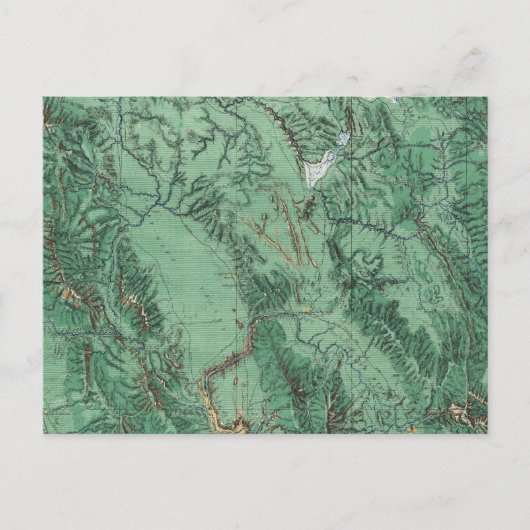 Postale Carte de la classification des terres de l'Idaho (Devant)