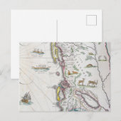 Postale Carte de la côte Est (Devant / Derrière)