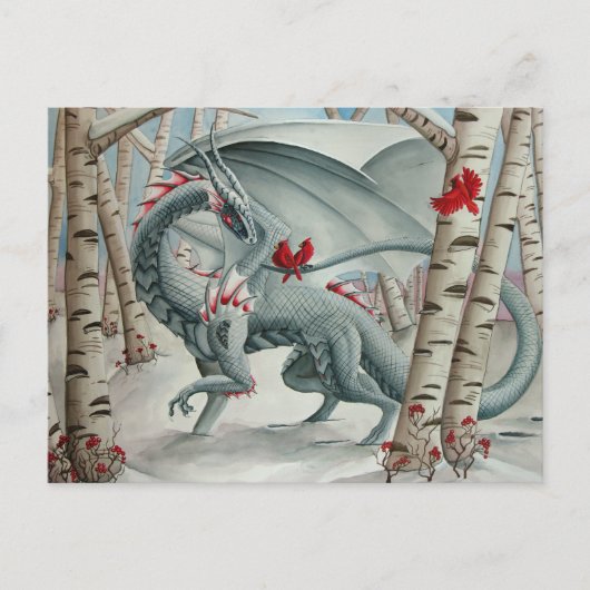 Postale Carte de la Dame de la Forêt (Devant)