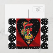 Postale Carte de la Fête des Mères (Devant / Derrière)