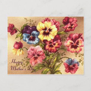Postale Carte de la Fête des Mères Pelargonium
