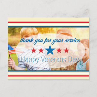 Postale Carte de la fête des vétérans