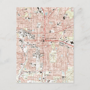 Postale Carte de la Floride de Tallahassee (1999)