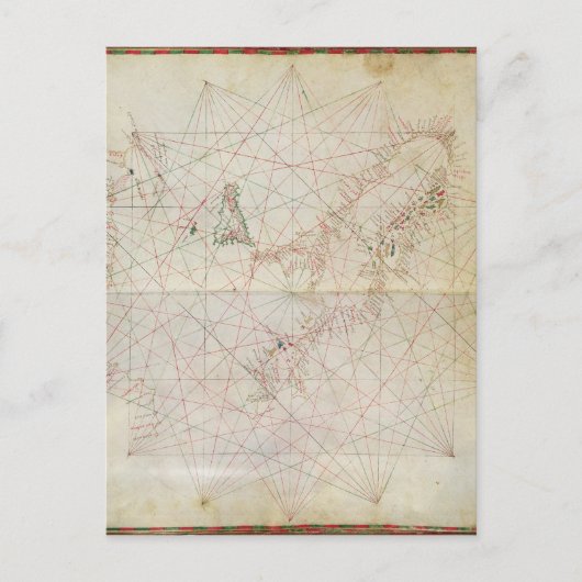 Postale Carte de la mer Adriatique (Devant)