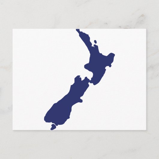Postale Carte de la Nouvelle-Zélande (Devant)