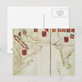 Postale Carte de la Perse, de l'Arabie et de l'Inde (Devant / Derrière)