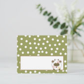 Postale Carte de la place inscriptible Abby's Farm Rose Gi (Debout devant)