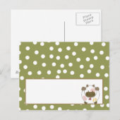 Postale Carte de la place inscriptible Abby's Farm Rose Gi (Devant / Derrière)