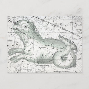 Postale Carte de la plaque de constellations XXIII