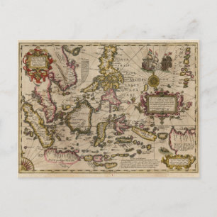 Postale Carte de la Renaissance 1613