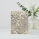 Postale Carte de la route proposée pour la Chine de Birman (Debout devant)