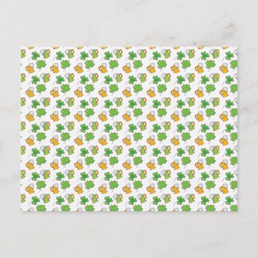 Postale Carte de la Saint-Patrick (Devant)