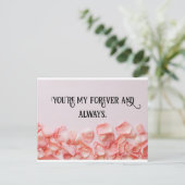 Postale Carte de la Saint-Valentin (Debout devant)
