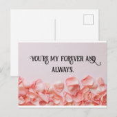 Postale Carte de la Saint-Valentin (Devant / Derrière)