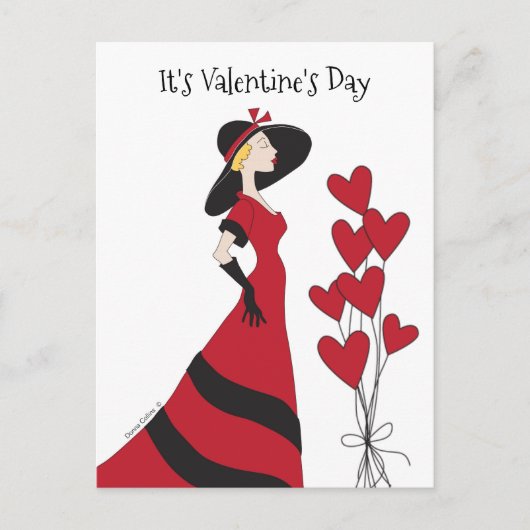 Postale Carte de la Saint-Valentin (Devant)