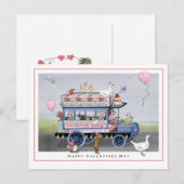 Postale Carte de la Saint-Valentin (Devant / Derrière)