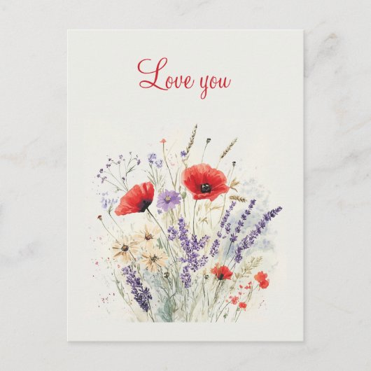 Postale Carte de la Saint-Valentin (Devant)