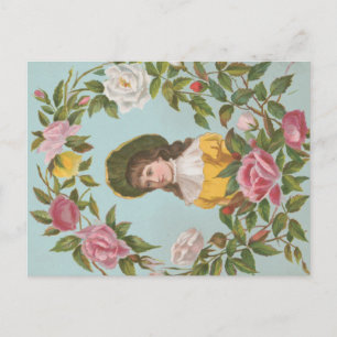 Postale Carte de la Saint-Valentin allemande vintage kitsc