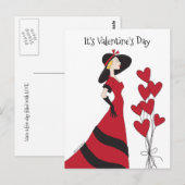 Postale Carte de la Saint-Valentin amusante (Devant / Derrière)
