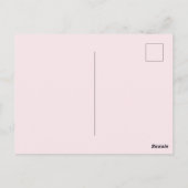 Postale Carte de la Saint-Valentin avec des hiboux mignons (Dos)