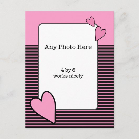 Postale Carte de la Saint-Valentin avec ma photo (Devant)