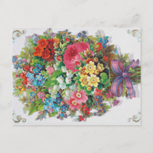 Postale Carte de la Saint-Valentin de l'ère victorienne, B