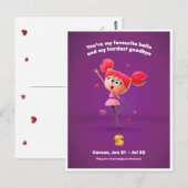 Postale Carte de la Saint-Valentin pour Cancer (Devant / Derrière)