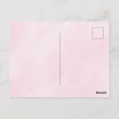 Postale Carte de la Saint-Valentin pour correspondant (Dos)