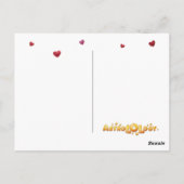 Postale Carte de la Saint-Valentin pour Scorpion (Dos)