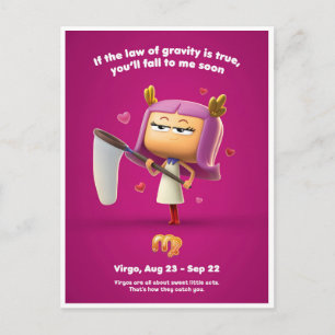 Postale Carte de la Saint-Valentin pour Vierge