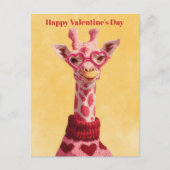 Postale Carte de la Saint-Valentin pullover coeurs de gira (Devant)