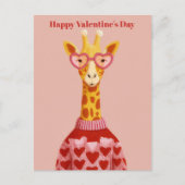 Postale Carte de la Saint-Valentin pullover coeurs de gira (Devant)